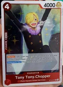 🔥 4x Tony Tony Chopper OP10-011 R FOIL - Playset - ONE PIECE TCG English NM/M - Image 2