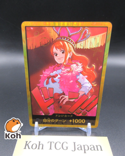 DON!! Nami GOLD EB03 Japanese ONE PIECE Card Heroines Edition NM w/tracking - Image 1