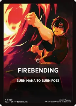 Firebending Theme Card (0029) Avatar: The Last Airbender T 29 - Image 1