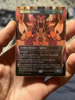 Roaming Throne - Foil - Borderless NM, English MTG Lost Caverns of Ixalan - Main - Image 1