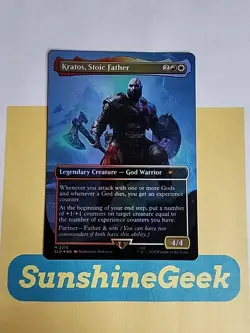 Kratos, Stoic Father Secret Lair God of War Foil - Image 1