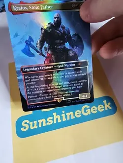 Kratos, Stoic Father Secret Lair God of War Foil - Image 2