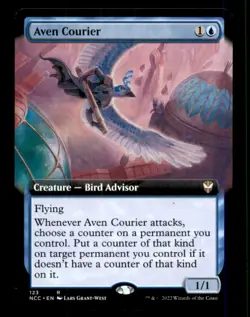 Aven Courier LP Light Play New Capenna MTG [12131] - Image 1