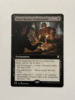 Black Market Connections (Extended Art) Commander Legends CLB Regular NM - Image 1