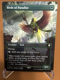Birds of Paradise (Borderless) Commander: Bloomburrow Regular - Image 1