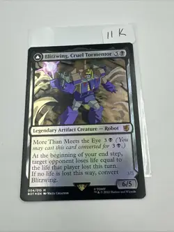 MTG Blitzwing, Cruel Tormentor *FOIL* Transformers 0004 NM - Image 1