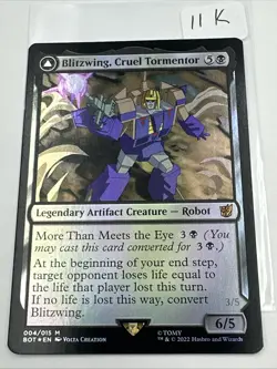 MTG Blitzwing, Cruel Tormentor *FOIL* Transformers 0004 NM - Image 2