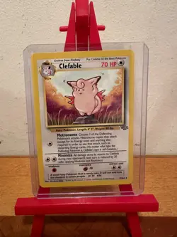 Clefable 17/64 Regular Pokemon Card Jungle WOTC Rare - Image 1