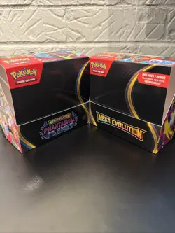 Pokemon Mega Evolution Base Set & Phantasmal Flames Empty Booster Boxes (2) - Image 2