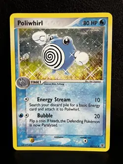 Pokemon Card - Poliwhirl FireRed & LeafGreen 46/112 Reverse Holo - Image 1