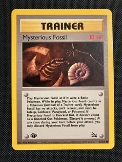 Pokemon TCG Mysterious Fossil 62/62 1st Edition Vintage Common WOTC (LP/NM) - Image 1