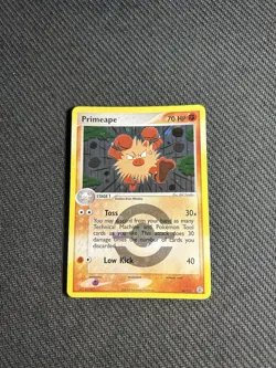 Pokemon TCG Primeape 28/112 FireRed & LeafGreen Reverse Holo LP- - Image 3
