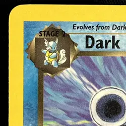Pokemon Dark Blastoise Non-Holo Card Team Rocket Unlimited 20/82 - NM - Image 3