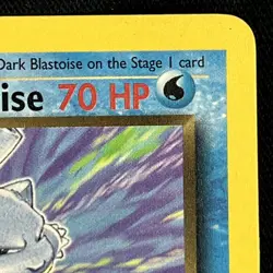 Pokemon Dark Blastoise Non-Holo Card Team Rocket Unlimited 20/82 - NM - Image 4