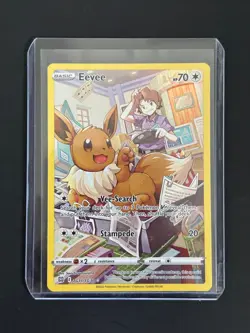 Pokemon TCG 2022 Sword & Shield Brilliant Stars Eevee Trainer Gallery Near Mint - Image 1