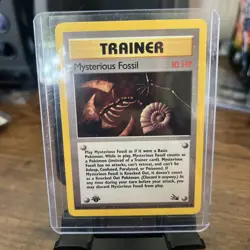 Mysterious Fossil 62/62 Fossil Regular 1999 Pokemon 1st Edition - Image 1