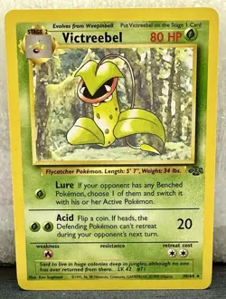 1999 Pokemon TCG Victreebel Jungle Set #30/64 Non-Holo Rare NM/MINT NEVER PLAYED - Image 1