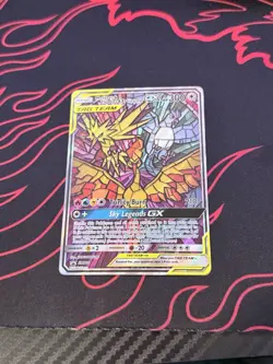 Pokemon TCG Moltres Zapdos Articuno GX SM210 Stained Glass Promos Holo - Image 1