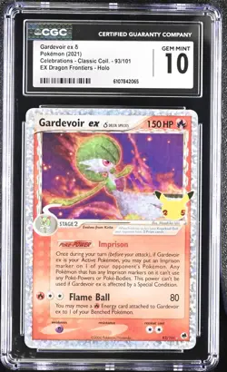 Pokemon 2021 Gardevoir ex ´ Celebrations - Classic Coll. 93/101 CGC 10 - Image 1