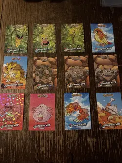 12 Crystal Collection Pokemon Card Lot - Image 1