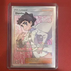 Diantha (Full Art) 130/131 Sm-Forbidden Light Holo Pokemon TCG Trainer - Image 1