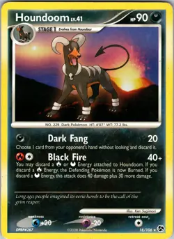 Houndoom 18/106 Great Encounters Pokemon TCG LP - Image 1