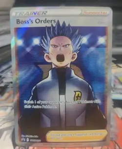 Pokemon Sword & Shield Promo Cards Boss's Orders (Full Art) SWSH251-NM - Image 1