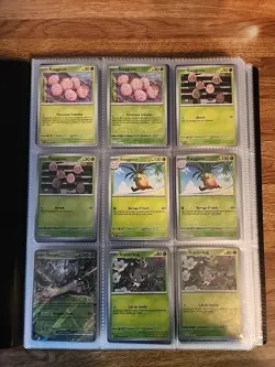 POKEMON Surging Sparks Complete Base Set w/ Reverse Holo & Binder. - Image 1