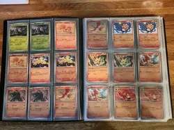 POKEMON Surging Sparks Complete Base Set w/ Reverse Holo & Binder. - Image 3