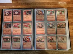 POKEMON Surging Sparks Complete Base Set w/ Reverse Holo & Binder. - Image 4