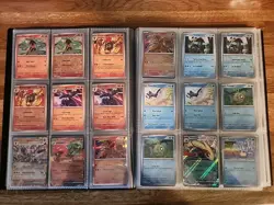 POKEMON Surging Sparks Complete Base Set w/ Reverse Holo & Binder. - Image 5