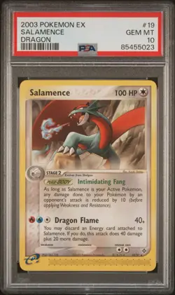 Pokemon Salamence EX Dragon Rare #19 PSA 10 Gem Mint - Image 1