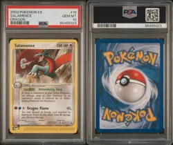 Pokemon Salamence EX Dragon Rare #19 PSA 10 Gem Mint - Image 3