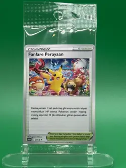 Pokemon Fanfare Perayaan Promo 374/S-P Pikachu Indonesia - SEALED - Image 1