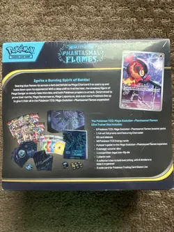 Pokemon TCG Mega Evolution Phantasmal Flames Elite Trainer Box ETB New & Sealed - Image 2