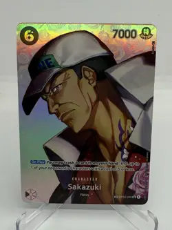 SAKAZUKI - One Piece OP02-099 - SP Special Super Rare - Kingdoms of Intrigue - Image 1