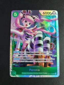 Perona OP14-033 SR Super Rare One Piece The Azure Sea's Seven - Image 1