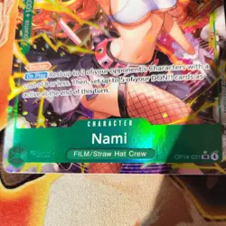 1x Nami OP14-031 SR Alt Art The Azure Sea’s Seven English NM One Piece TCG! - Image 3