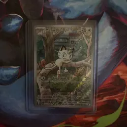 Pokemon TCG Meowth 106/094 Illustration Rare Card Phantasmal Flames Holo - Image 3