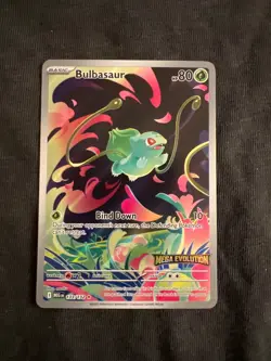 Bulbasaur - (Mega Evolution Stamped) 133/132 Miscellaneous Cards & Products Holo - Image 1