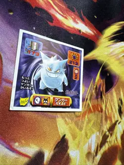 Gengar Pokemon Amada No.297 Mini Card Sticker 1997 Nintendo Japanese F/S - Image 2