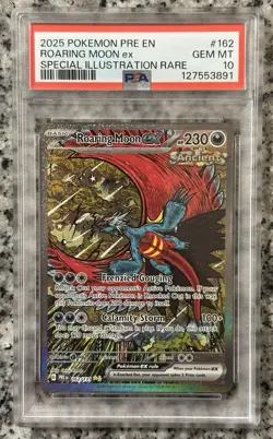 Pokemon Roaring Moon EX Sir Prismatic Evolutions Card 162/131 PSA 10 - Image 1