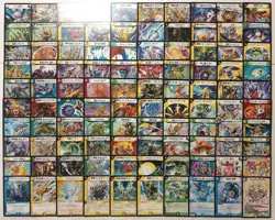 Lot of 100 Japanese Duel Masters Trading Card Game Card Set - Image 1