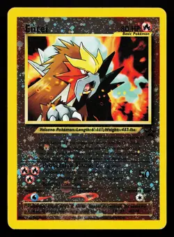 Entei 34 Reverse Holo WOTC Black Star Promo Pokemon Card - Image 1