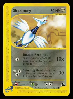 Skarmory 97/144 Common Skyridge Pokemon Card - Image 1