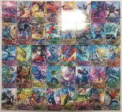 Lot of 40 Japanese Kamen Rider Battle: Ganbarizing Rare Card Set - Image 1