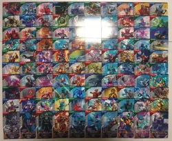 Lot of 100 Japanese Kamen Rider Battle: GANBA LEGENDS Normal & Rare Card Set - Image 1