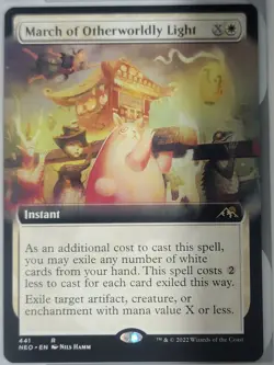 March of Otherworldly Light X1 NEO MTG Kamigawa Neon Dynasty - Image 1