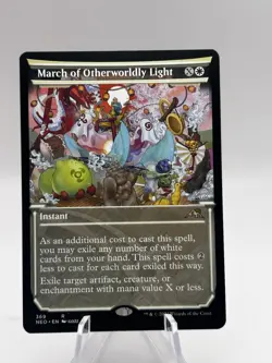 March of Otherworldly Light 369 Showcase Kamigawa: Neon Dynasty NEO MTG NM - Image 1