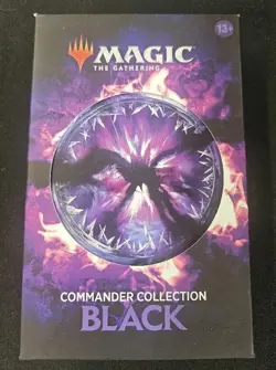 MTG MAGIC THE GATHERING COMMANDER COLLECTION BLACK FACTORY SEALED! 630509989935 - Image 1